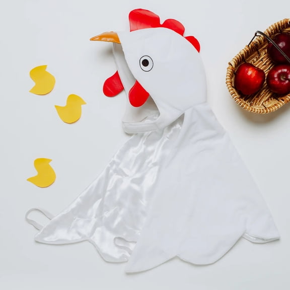 Everyday Play Chicken Costume for Kids Ages 3-8, Adjustable One-Piece Dress Up Costume