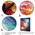 thumbnail image 3 of Designart "Harmony in the Colorful Forest I" Abstract Floater Framed Wall Art Living Room, 3 of 7
