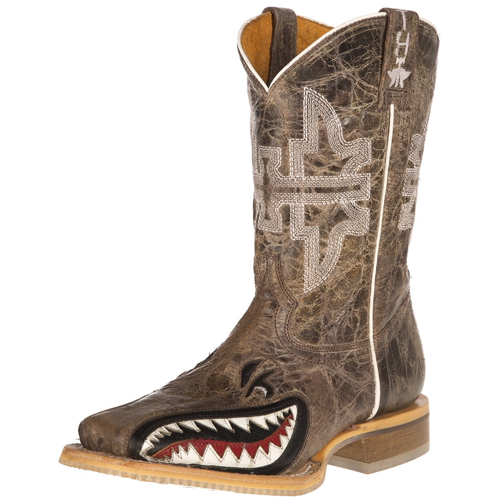 tin haul man eater boots