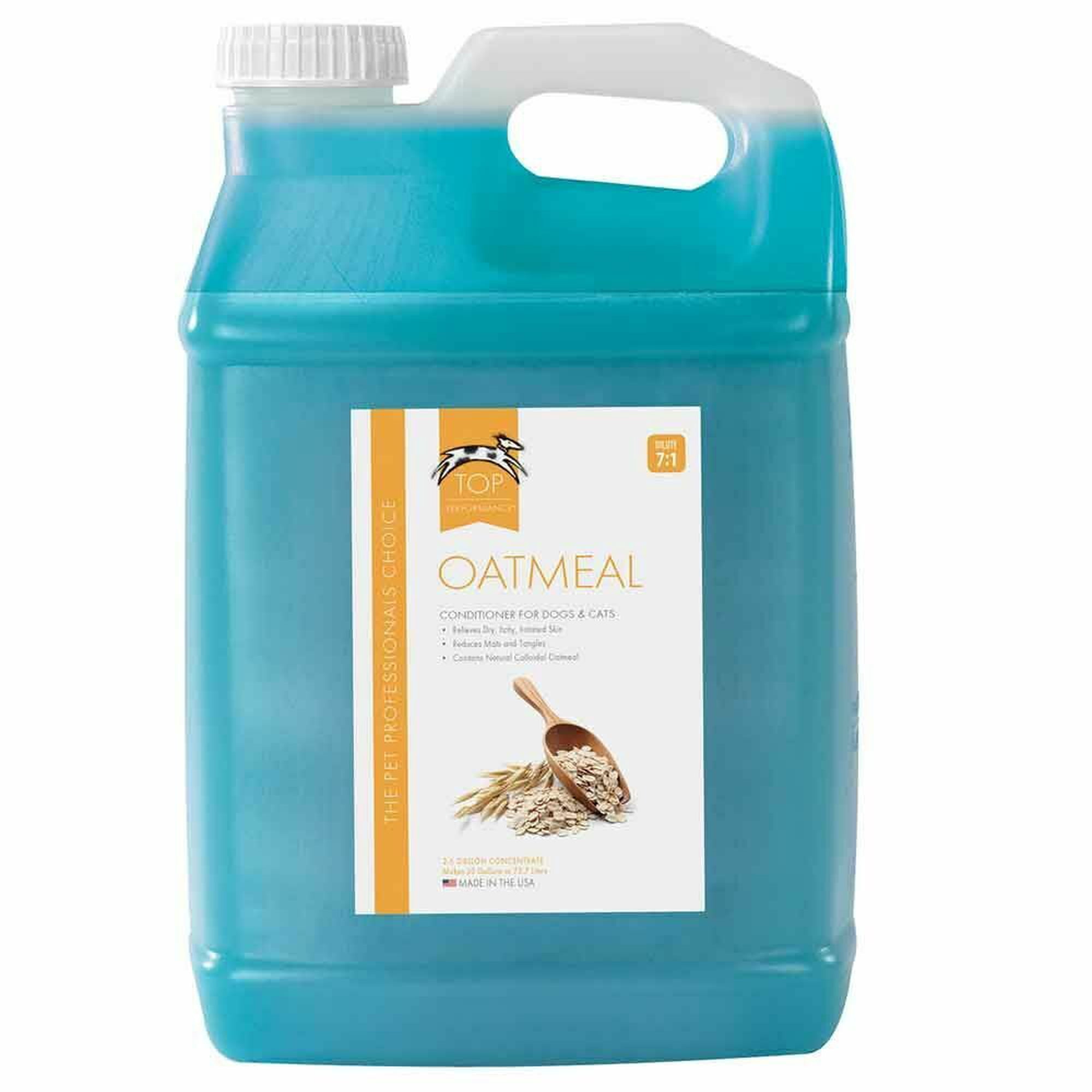 Natural Oatmeal Dog and Cat Conditioner Relieve Dry Irritated Itchy Flakey Skin (2.5 Gallon)