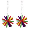 thumbnail image 1 of 2pcs Bird Chewing Toy Creative Pet Parrot Plaything Decorative Pet Toy Supplies, 1 of 8