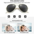 thumbnail image 4 of GHSDFBB Night Vision Polarized Aviator Sunglasses for Driving, 4 of 7