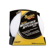 Meguiar's Even Coat 5" Microfiber Applicator Pads, X3080, 2 Pack