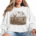 thumbnail image 3 of Vintage Whitetail Deer and Duck Hunting Sweatshirt for Men and Women, Sizes S-3XL, 3 of 5