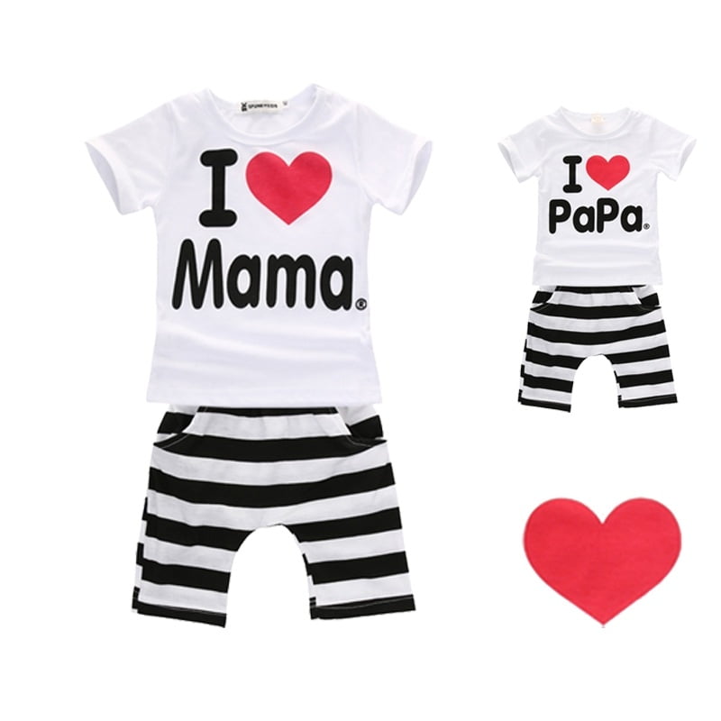 I Love Papa Mama Newborn Baby Clothes Casual Boy Girls Striped 2pcs Outfits Set Papa White Mama Black White Walmart Com Walmart Com I Love Papa Mama Newborn Baby Clothes Casual Boy Girls Striped 2pcs Outfits Set Papa White Mama Black White Walmart Com Walmart Com