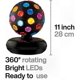 thumbnail image 3 of Rotating Disco Ball with LED Lights and Illuminated Spinner Effect, 3 of 5