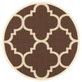 thumbnail image 6 of SAFAVIEH Courtyard Becky Geometric Indoor/Outdoor Area Rug, Dark Brown, 9' x 12', 6 of 11