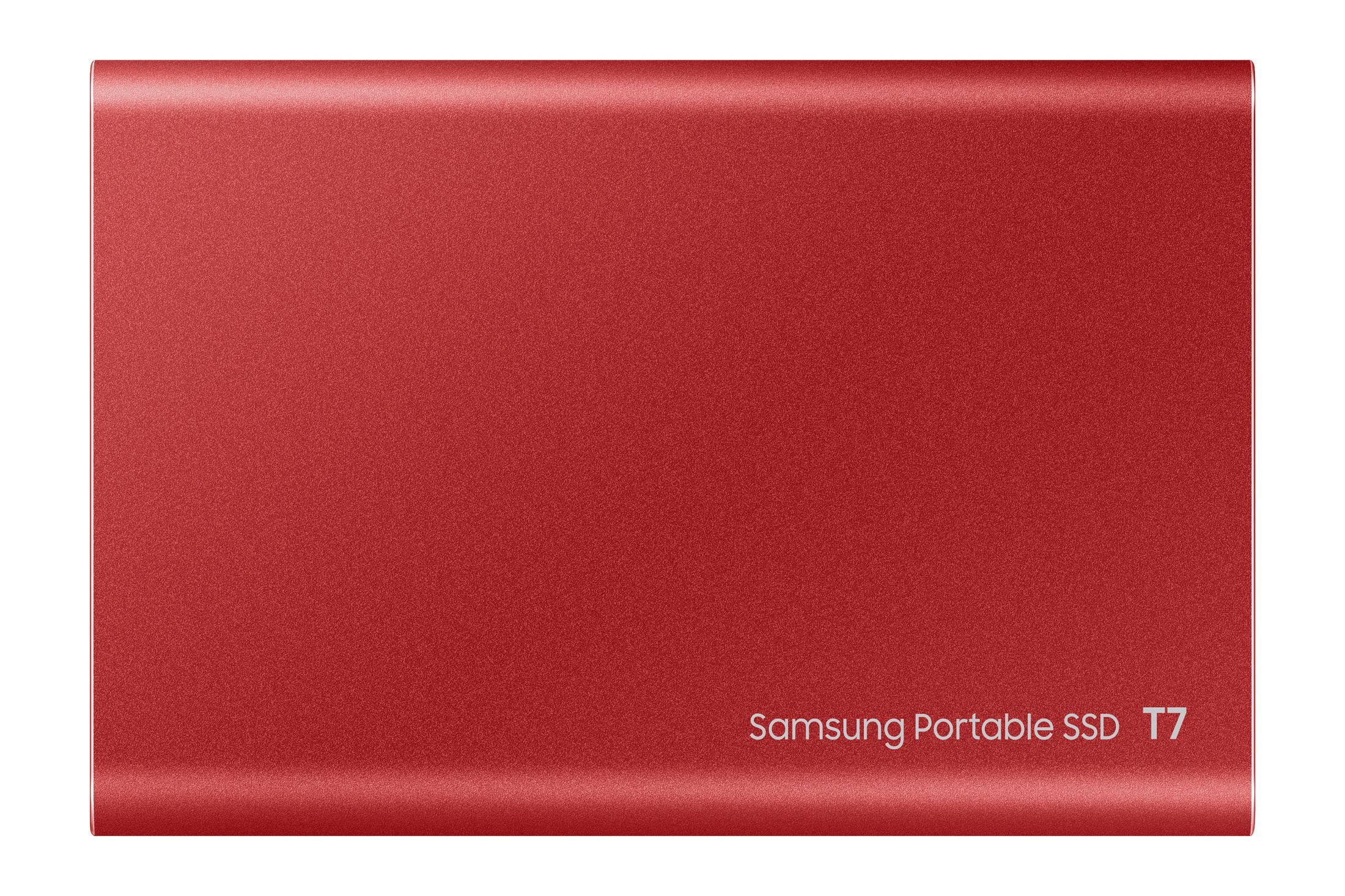 Samsung Portable T7, 500 Go, SSD Gris, MU-PC500T/WW, USB 3.2 Gen.2 (10 Gbps)
