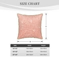 thumbnail image 4 of Kll Rose Gold Glitter Decorative Throw Pillow Covers Velvet Soft For Couch Sofa Bedroom Living Room Outdoor -18"X18", 4 of 8
