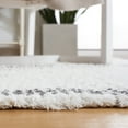 thumbnail image 4 of SAFAVIEH Casablanca Sharyl Diamond Cotton Area Rug, Ivory/Grey, 8' x 10', 4 of 8