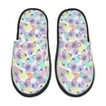 thumbnail image 1 of Balery Butterflies on Polka Dots Pantuflas de Casa de Felpa Silenciosas con Diseño Estampado, Zapatillas Cómodas Antideslizantes de Algodón para Interior-Large, 1 of 8