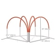 thumbnail image 2 of Orange Dog Agility Training Kit - 4-Piece Pet Obstacle Course Set with Carry Bag - Outdoor Exercise & Coordination - 35" x 27" x 39", 2 of 7