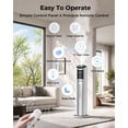 thumbnail image 4 of Reelexia 8L Humidifiers for Bedroom Large Room, Top Fill Ultrasonic Cool Mist Tower Humidifiers with Humidistat, Auto Shut-off, 4 of 7