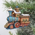 thumbnail image 6 of Christmas Train Wooden Ornaments by G. Debrekht - Christmas Decor - 8100198-1, 6 of 8