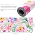 thumbnail image 4 of Floral Desk Mat, Extended Desk Pad Mat, Large Mouse Pad for Desk, Waterproof Computer Mat with Edge Stitching, 2 MM Thickness Keyboard Mat with Non-Slip Rubber Base for Office, 4 of 5