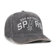 thumbnail image 2 of Men's '47  Charcoal San Antonio Spurs Reclaim Snow Wash Corduroy Adjustable Hitch Hat, 2 of 4