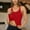 #6Red, variant on Byworldtasic Seamless Workout Tank Tops for Women with Built in Bra Racerback Athletic Tank Tops Soft Yoga Shirts