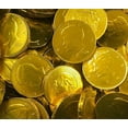 Solid Milk Chocolate Large Kennedy Gold Coins 2 Full Pounds Bulk