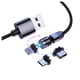 thumbnail image 5 of Tholdsy Cable de succión magnética para USB Carga rápida Cabeza redonda Opcional 3 EN 1 Enchufe para Android Type6 NO6, 5 of 6