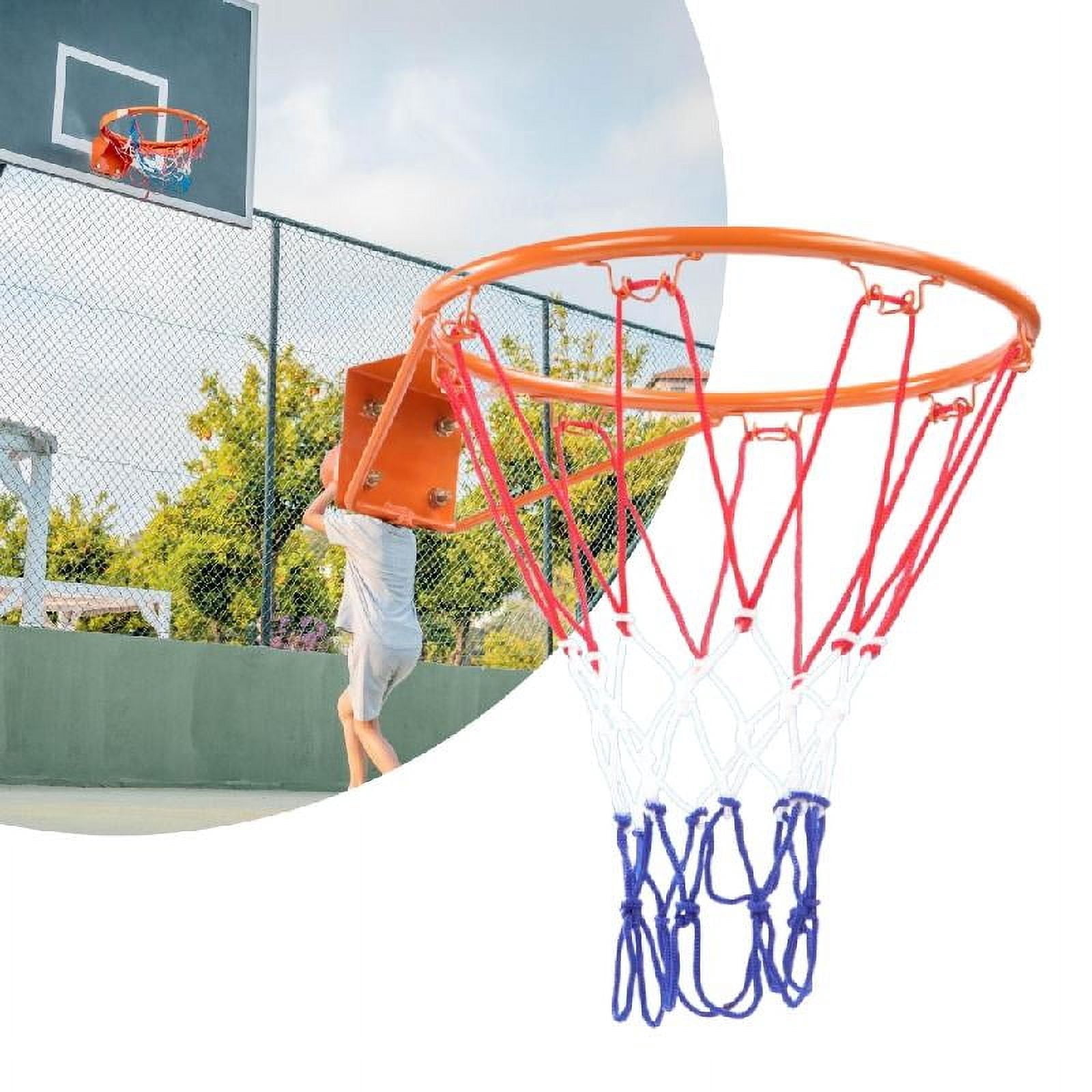 Zeiwohndc Removable Professional Portable Basketball Net Frame Basketball Meshes Frame