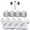 4, variant on Light Socket Adapter, Convert E26 Light Socket to 3-Prong Outlet Adapter and Light Bulb Socket, 1 Pack(White)