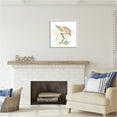 thumbnail image 3 of Stupell Industries Grazing Sandpiper Shoreline Animals & Insects Painting White Framed Art Print Wall Art, 24 x 24, 3 of 9