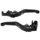 thumbnail image 1 of Freno, Par De Manijas De Palanca De Freno De Embrague Para Kawasaki ZX6R ZX10R ZX636R Z1000 VERSYS 1000 OTVIAP Adjustable Clutch Lever, 1 of 8