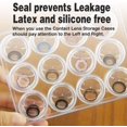 thumbnail image 2 of Travel Contact Lens Case Container Holder Storage Box Portable Contact Lens Travel Kits (Transparent), 2 of 7