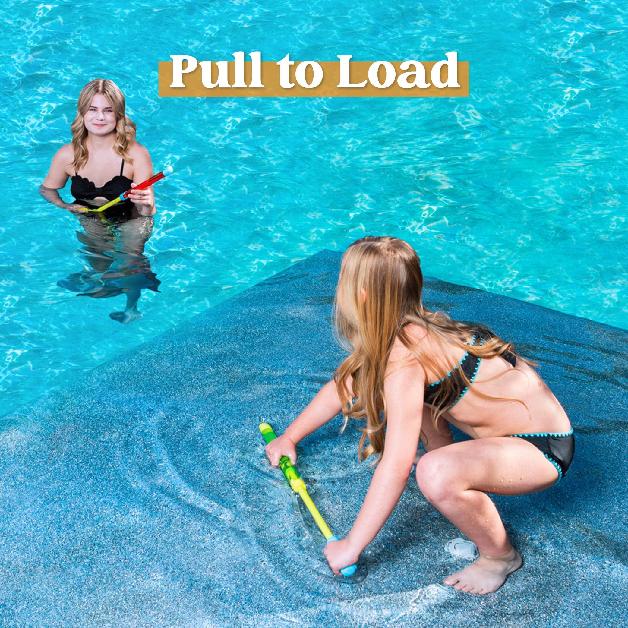 Joyfy 18 Packs 16.5'' Super Water Soaker Blaster Squirt Guns, Bulk Summer Outdoor Swimming Pool, Backyard, Beach Water Game Fighting Play Toys