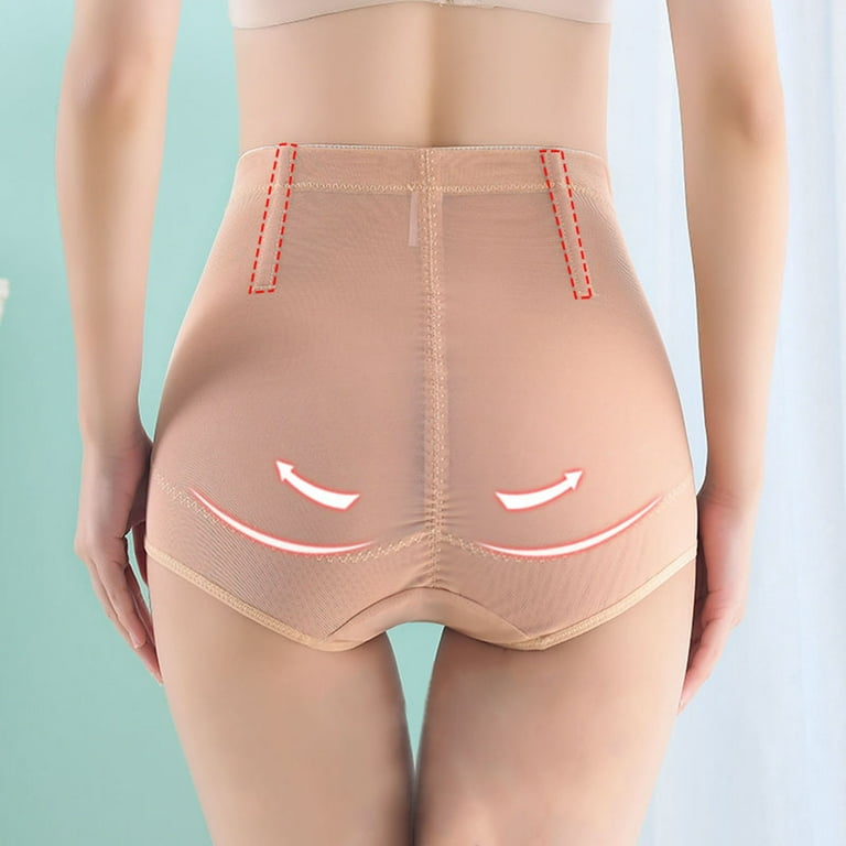 Shpwfbe Women's Underwear Tummy Control Underwear Seamless High