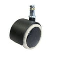 thumbnail image 3 of 5 Pack Madico Feltac Fusion Dual-Wheel Casters, Fused Felt Friction Grip Stem in Black, 3 of 4