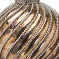 thumbnail image 3 of The Noel Collection - Bola de Navidad de Bruñido Diseño Remolino Navidad (Plateado, Bronce), 3 of 4