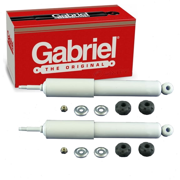 2 pc Gabriel G63848 Ultra Shock Absorbers for Spring Strut Steering Suspension Shocks Struts Fits select: 2002-2005 DODGE RAM 1500