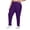 Purple, variant on Plus Size Women's Wide Leg Sweatpants Athletic Yoga Pants with Pockets