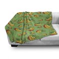 thumbnail image 3 of Fruit Soft Flannel Fleece Throw Blanket, Abstract Pattern of Colorful Apples in Nursery Cartoon Style Cheerful Graphic, Cozy Plush for Indoor and Outdoor Use, 60" x 80", Multicolor, by Ambesonne, 3 of 6