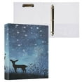 thumbnail image 3 of 3 Ring Binder 1.5 inch Round Rings with Interior Pockets Binders Organizer Office School 2Pack Magic Witch and The Moose, 3 of 10