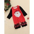 thumbnail image 2 of Baby Girls Christmas Clothes Flare Jumpsuit Bell Bottoms Romper Bodysuit Long Sleeve Overalls, 2 of 6