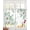 White Green Yellow, variant on Spring Floral Sheer Curtains 63 Inch Length 2 Panels Set for Living Room/Bedroom, Daisy Eucalyptus Leaves Watercolor Rustic Kitchen Curtains Grommet Semi-Sheer Curtains Window Treatments 42"x63"x2