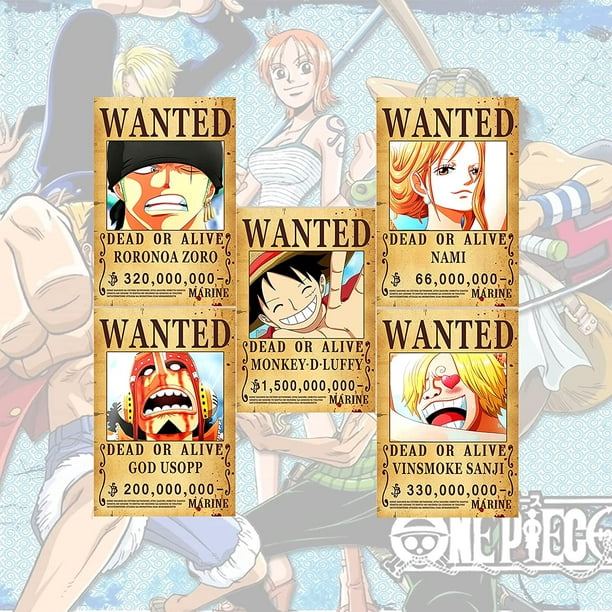 Roronoa Zoro One Piece Zoro Pirate Hunter Bounty Poster Art Board