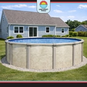 Lake Effect Pools Fallston 15 Round 52 Wall Above-Ground Swimming Pools, Full Start-up Kit