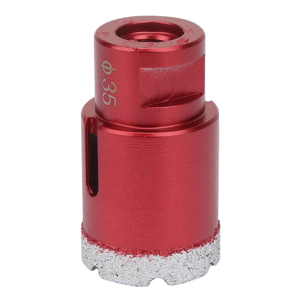 LYUMO 35mm Angle Grinder Hole Saw Opener Vacuum Brazed Drilling Core
