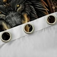 thumbnail image 4 of Manfei Rustic Wolf Print Curtains Pack of 2 (42x84 Each) for Adult, Western Aztec Abstract Curtains Blackout, Bohemian Mandala Animal Bedroom Curtains, Curtains and Drapes Bedroom Decor, 4 of 6