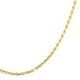 thumbnail image 2 of Bling Jewelry Womens 2MM 14K Gold Plated Sterling Silver Rope Chain Necklace, 2 of 5