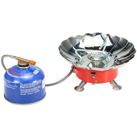 Lixada Windproof Piezo Ignition Gas Outdoor Cooking Gas With