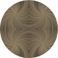 thumbnail image 1 of Ahgly Company Machine Washable Indoor Round Transitional Dark Almond Brown Area Rugs, 7' Round, 1 of 7