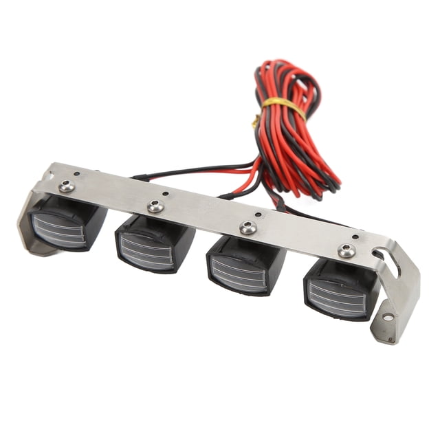 Barra de luz RC BuyWeek LED Lámpara de techo para automóvil RC Color negro y plateado