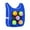 Blue, variant on XFGOU Toys and Hobbies Upgraded Kids Sticky Vest Adjustable Stick Hairball Vest Dodgeball Game With 5 Hairballs Funny Outdoor Sport Spel Rekwisieten Vest For Kids Outdoor Game Outdoor Toys