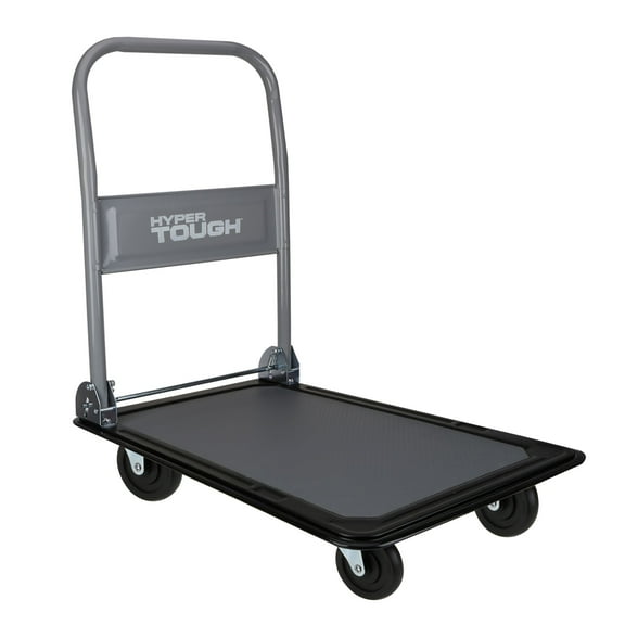 Hyper Tough 300 Pound Capacity Heavy Duty Utility Rolling Cart, Blue/Gray