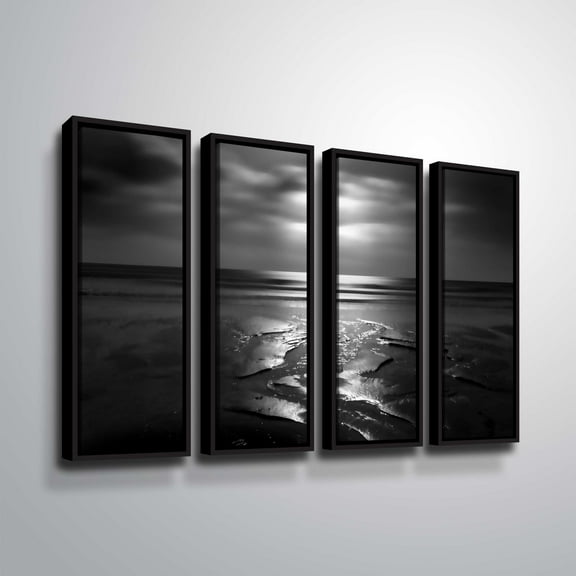 Artwall , 4 Piece Floater Framed Canvas Set by Chris Tuff