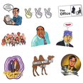 thumbnail image 3 of The Office Sticker Pack of 62 Stickers The Office Merchandise Stickers Funny Stickers for Laptops Hydro Flasks Water Bottles Luggage, 3 of 5